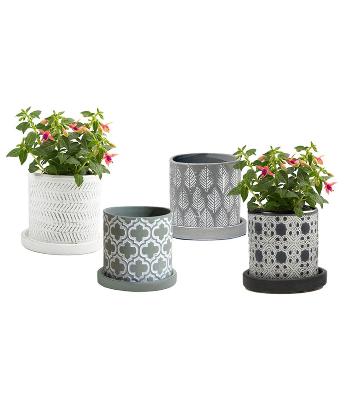 Balter Ceramic Pot and Saucer