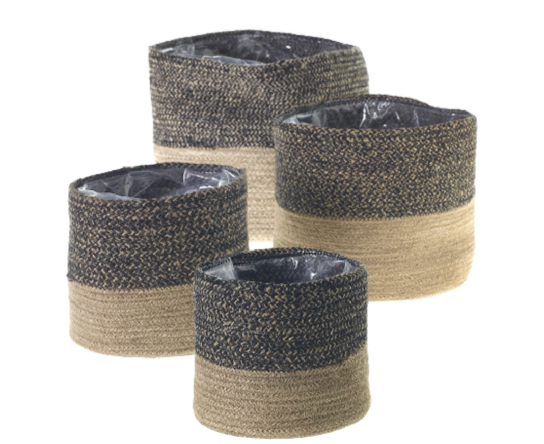 Black Jute Basket