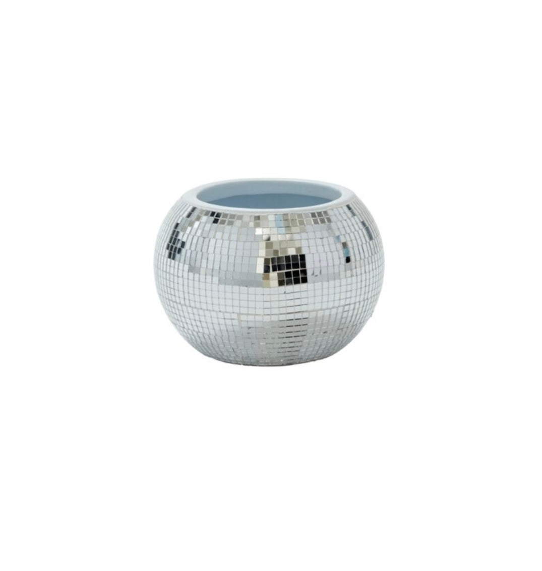 Disco Ball  Hanging Cachepot