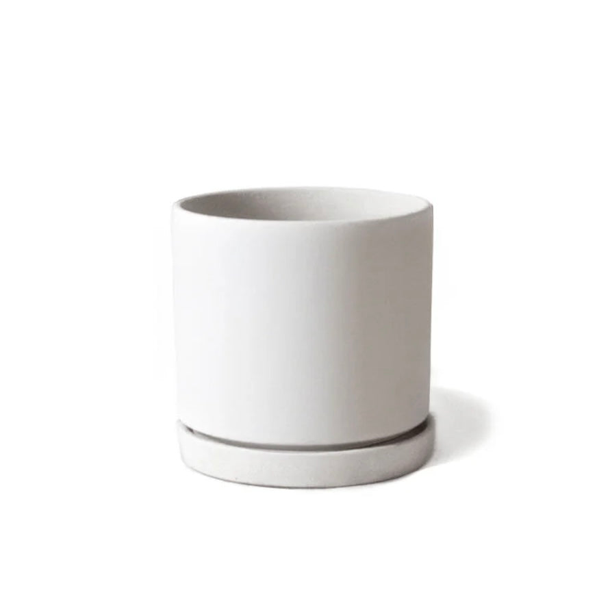 Dojo Pot and Saucer | White