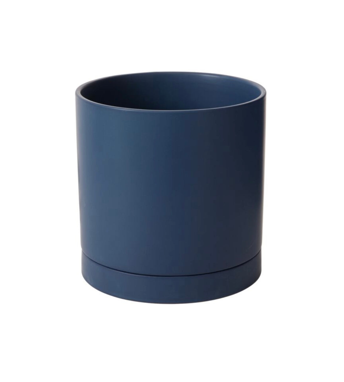 Romey Pot with Saucer | Navy