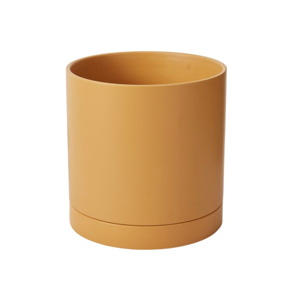 Romey Pot with Saucer | Ochre