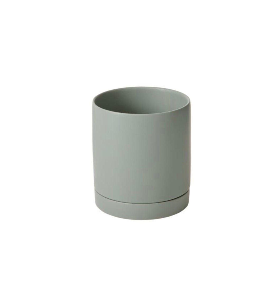 Romey Pot with Saucer | Sage