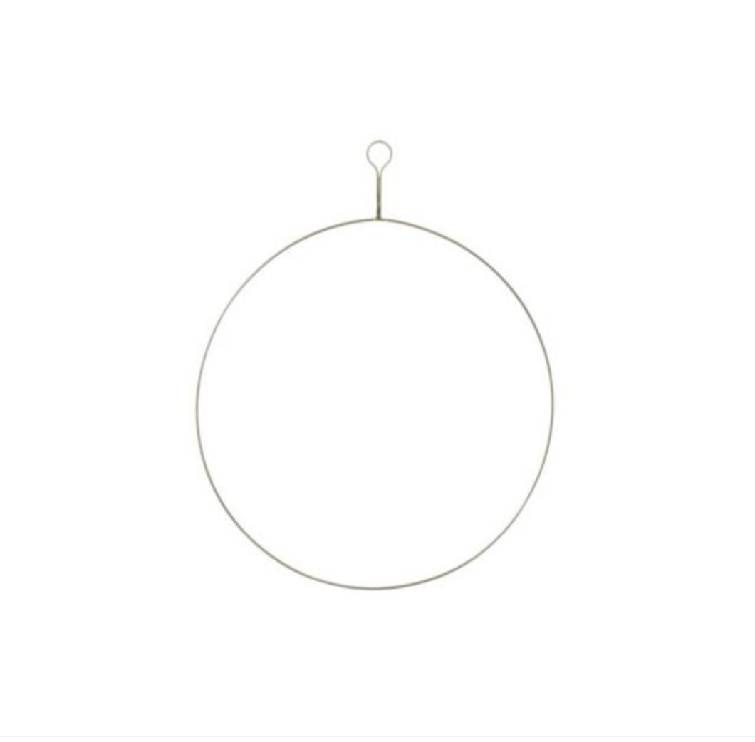 Brass Wreath 14"