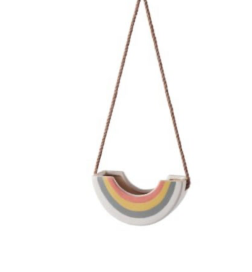 Rainbow Hanging Planter