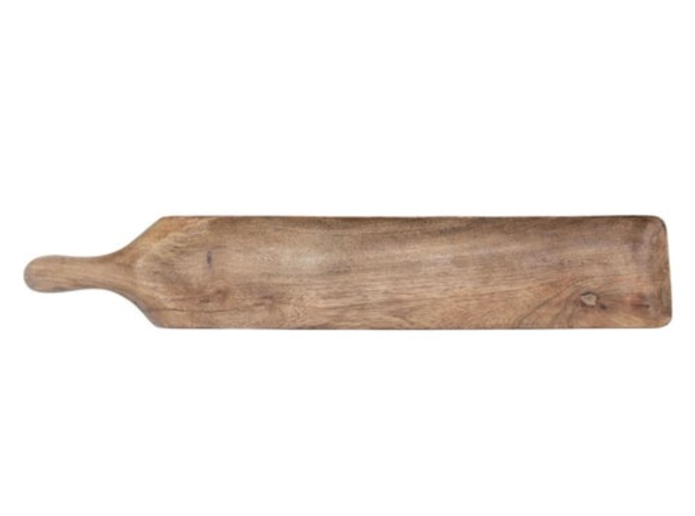 Mango Wood Tray with Handles 24"