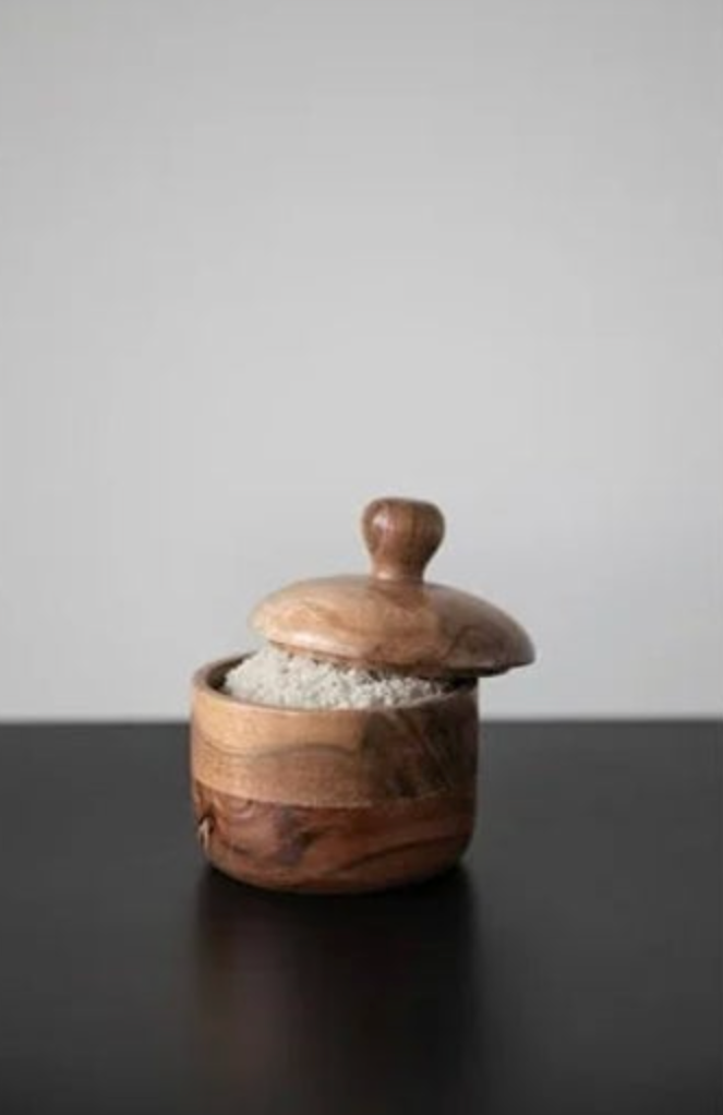 Acacia Salt Box