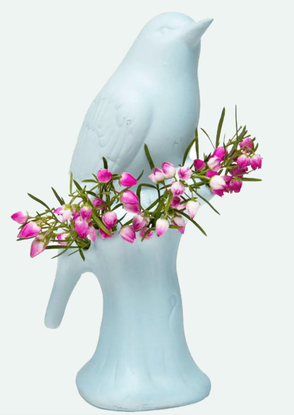 Raven Porcelain Bird Vase