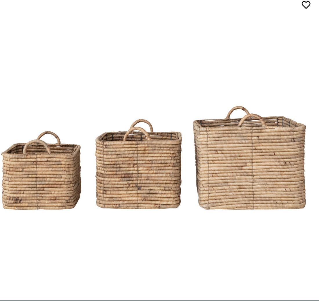 Stacked Basket with Handles