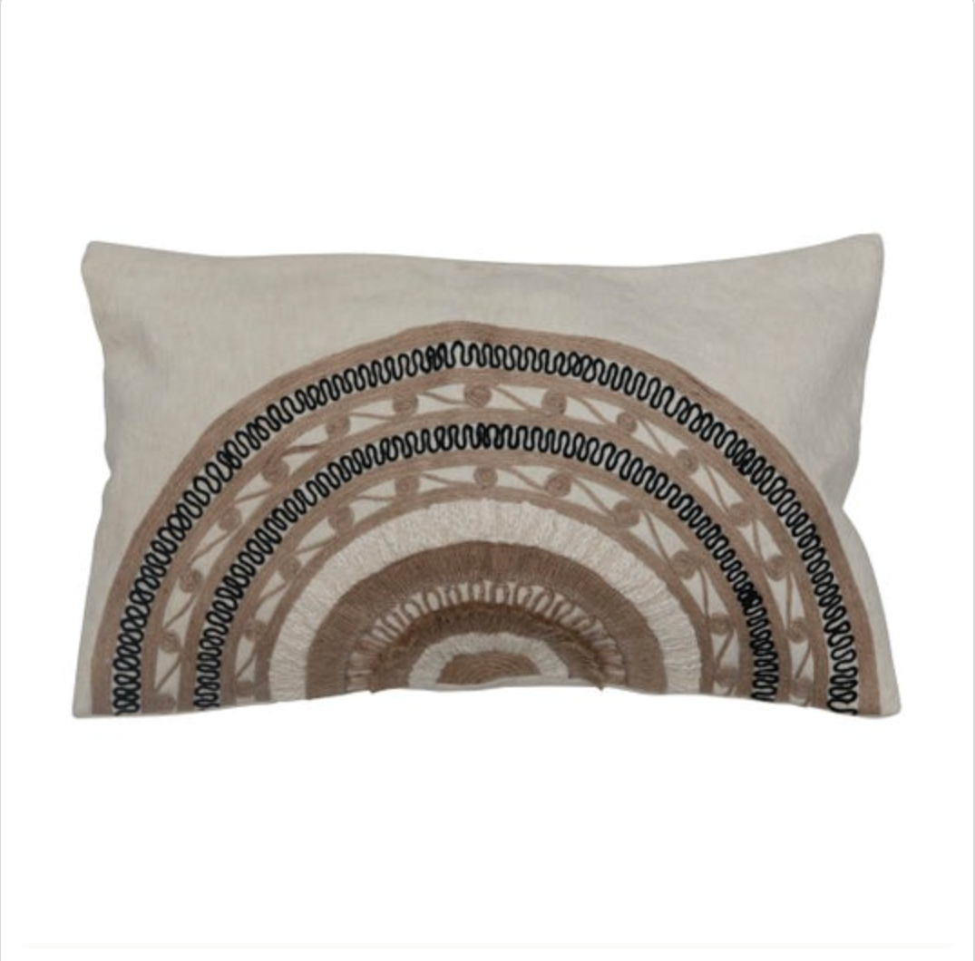 Boho Rainbow Pillow