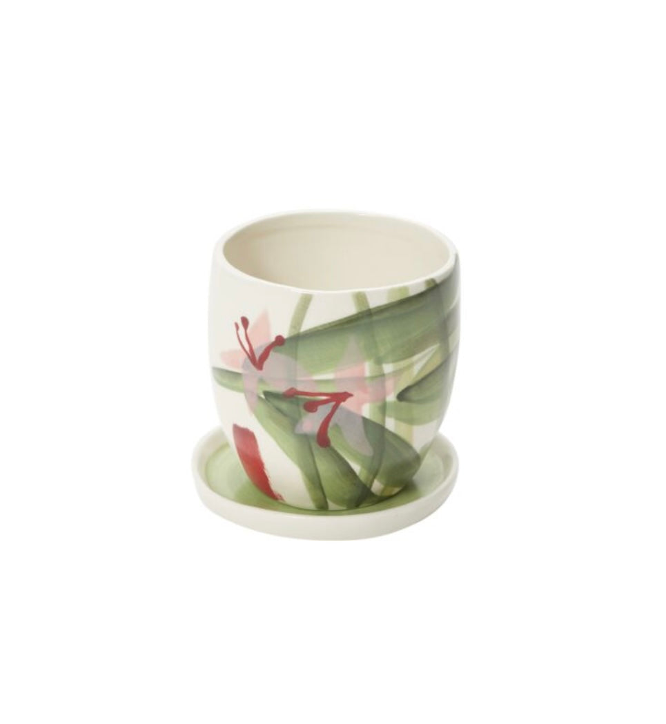 Wild Meadow Pot and Saucer